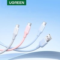 UGREEN 3A USB To Type C Cable 1m Carplay Charging data Silicone For Apple iPhone 17 16 15 Xiaomi Samsung Charger USB C Android W