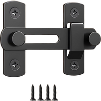 Universal Door Lock Guard Latch Bolt 180 Degree Stainless Steel Toggle Latch Sliding Barn Door Lock Flip Latch Safety Door Lock
