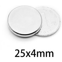 25x4mm Powerful Magnets 25mmx4mm Permanent Round Magnet 25*4mm Fridge Neodymium Magnetic Super Strong magnet 25*4