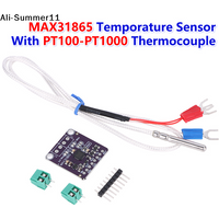 【A6L】MAX31865 Resistance Temperature Detector Module RTD Sensor With PT100-PT1000 Thermocouple Electronic DIY Board For Arduino