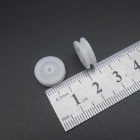 50Pcs/Lot Outer Diameter 13MM Shaft Aperture Dia.2MM 1.95MM 2A Height 5MM New 132A Plastic Spindle Pulley Gear Model Motor Wheel