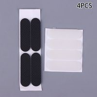 【C】4Pcs Black Silicone Rubber Feet 1.8mm Thick Anti-slip Self-adhesive Shockproof Protective Pads for Keyboard Base Cabinet