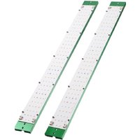 2PCS Pre-drilled radiators 560mm quantum led light bar heat sink for QB128 510mm led board