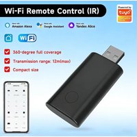 360° Full Coverage WiFi IR Remote Control 12m Max Transmission USB IR Blaster Tuya Smart Life Adapter Works