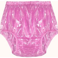 High Waist Transparent PVC Plastic Underwear Adult Diaper Incontinece Shorts Teen Diaper Non-Disposable Diaper Super Soft