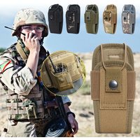 Walkie Talkie Bag - Molle Radio Pouch,Universal Radio Case Two-Way Radio Holder Universal Pouch for Walkie Talkie Nylon Holster