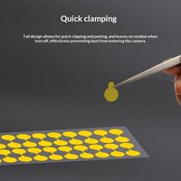 28/40/80/100pcs Protective Camera Sticker Dust Stickers High Temperature Tape For Phone Infrared Dot Matrix Protect Tool 7/12mm