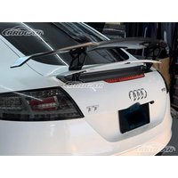 Pour 2007-2014 Audi TT TTS TTRS 8J3 MK2 GEN 2 V Style haute qualité ABS plastique brillant noir Spoiler coffre botte aile Spoiler