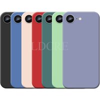 For iPhone 16e Case Liquid Silicone Protector Case For iPhone 16 e Cover TPU Rubber Phone Protector Cover For iPhone 16 E Case