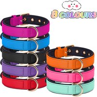 8 Colors Dog Collar Waterproof Nylon Dog Collars Necklace Soft Padded Pet Necklace for Small Medium Dogs Chihuahua Pug Durable