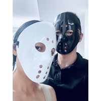 Hockey Mask Thick Plastic Cosplay Killer Scary Masques Mask for Men Jason Carnaval Party DJ Stage Costume Props Halloween Mask