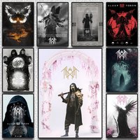 S-sleep Rock Token Singer Poster Poster HD Art Sticky Wall Waterproof Home Living Room Bedroom Aesthetic Decoration