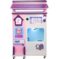 Fully Automatic Cotton Candy Machine With Card Swiping Payme