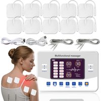 Tens Machine Physiotherapy Electronic 12/15 Modes Pulse Muscle Stimulator Relax Neck Back Shoulder Pain Relief Electrotherapy