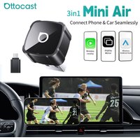Ottocast MINI AIR 3in1 Wireless CarPlay Android Auto FOR iphone Screen Mirroring Carplay Plug & Play Car Accessories 2026 NEW
