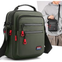 Stylish Minimalist Men's Shoulder Bag Large Capacity Multi-Compartment Men's Crossbody Bag Durable Men's Commuter Shoulder Bag