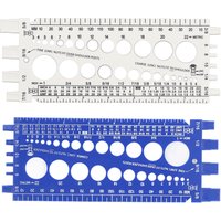 Thread Gauges for Nuts and Bolts; Thread Gauge Tester for Nuts and Bolts; M3 to M22 Metric and #4 to 3/4 Inch Sizes