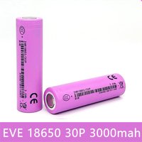 Original EVE 18650 30P 3000mah Max 30A Discharge Lithium Battery INR18650 3.6V Lithium-ion Cells for Power Tools