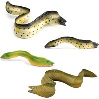 Moray Eel Simulation Model Figure Realistic Underwater Marine Animal Figurine Educational Learning Play Toy Gift for Kids