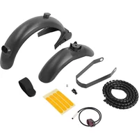 Front Rear Fender Kit for Ninebot MAX G30 Electric Scooter Warning Lamp With Thumb Throttle/support/Cover/Protector Line