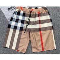 Men's Classic Vintage Plaid Quick Dry Beach Shorts Loose Casual Check Pattern Streetwear Family Matching Summer Swimwear