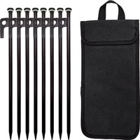 4/8pcs Camping Tent Legs and Hammer Set Tent Stakes Pegging Ground Nails 30cm Length Outdoor Camper Tourist Supplies Accessories