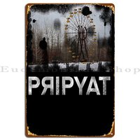 Chernobyl Shirtoftheday Metal Sign Retro Garage Wall Mural Cinema Designer Tin Sign Poster