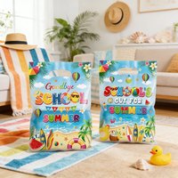30pcs Summer Holiday School Out for Summer Gift Bag School Pool Party Swimming Pool Theme Portable Beach Gift Bags
