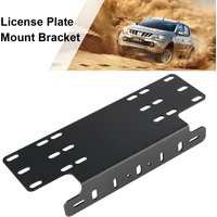 Brackets Accessory Car Front Bumper License Plate Mount Bracket Frame Automobile Driving Plates Aluminum LED Work Light Bar