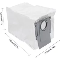 For Roborock S8 MaxV Ultra / Q Revo / Qrevo Pro / Qrevo MaxV / Qrevo S / Qrevo Plus Robot Vacuum Dust Bags Accessories