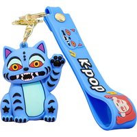 KPop Rumi Keychain Kpop Group Rumi Mira Zoey Anime Character Keychains Backpack Pendant Charms Party Favor Gift Keyring