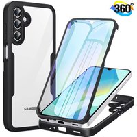 Case For Samsung Galaxy A57 A36 A56 A16 A37 A17 A07 A26 A06 A25 A35 360 Double Side Shockproof Built in Screen Protector Cover