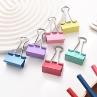 10pcs Colorful long-tail clip, fresh and light swallow-tail clip, hand journal clip, 32MM, 25MM, 19MM reverse tail clip