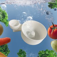 Portable Fruit Wash Bowl Vegetable Washer Automatic Vegetable and Fruit Washer for Home Kitchen Outdoor Picnics