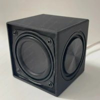 2-Inch heavy subwoofer double diaphragm passive speaker PP waterproof basin 10-15W computer desktop electric car audio DIY
