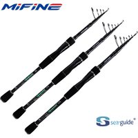 MIFINE HONOR-caña de pescar telescópica de fibra de carbono 24T, 2,1 M, 2,4 M, 2,7 M, giratoria de viaje, peso del señuelo, 3-18g, 6-27g