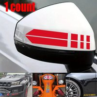 Waterproof car rearview mirror sticker, universal anti-collision striped rearview mirror sticker,suitable for many vehicles,1pcs