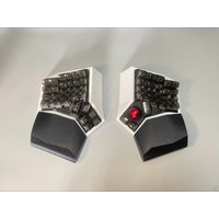 64 Dactyl Trackball Split Mechanical Keyboard Ergonomics PETG Print Hot-swap Bluetooth Wireless 2.4G RGB Curve Split Keyboard