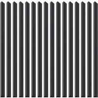 Black Color Binding Bars Slide Grip Binders For Size A4 Paper Files Document - Can Hold 25 Sheets Standard Copy Paper