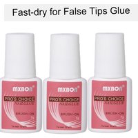 1Set Quick Drying Nail Bond Glue Super Strong Adhesive Rhinestones Glue for Acrylic Fake Tips Nail Gel Liquid Glue Manicure Tool