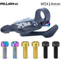 AliExpress Risk 2pcs M5 X 14mm Titanium Bolts Brake Lever Screw for MTB Bicycle Derailleur Thumb Shift Variable Speed Screws Cycling Parts