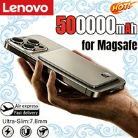 Lenovo 3 IN 1 Power Bank 50000mAh Slim Magnetic Wireless Power Bank 22.5W External Battery For MagSafe For iPhone Samsung 2026