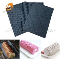 1 Mold and 21 Design DIY Silicone Impression Mat Cake Mousse Mat Crack Texture Mousse Mold Cake Decoration Cake Mold Lace Mat