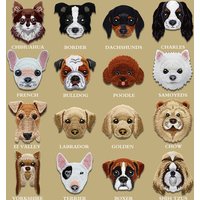AHYONNEIX 1 Piece Small Dog Sticker Baby's Clothing Backpack Pet Decoration Small Applique Iron On Patches