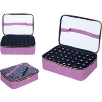 40-Bottle UOZL Nail Polish Organizer, with Detachable Compartments, Design for Nail Drills & Nail Polish Storage.