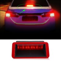 5 LED 12V Car High Mount Third Brake Brake Light Red Stop Tail Lamp Universal Fit for Cars SUVs Trucks Enhanced Rear Visibility