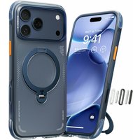 TORRAS Ostand Q3 Air Series for iPhone 17 Pro Case with Kickstand Compatible with Shockproof PC + TPU Phone Cover
