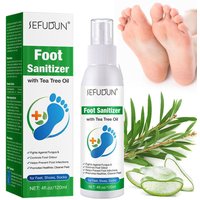 120ml Foot Deodorization Spray Removal Odor with Tea Odor Foot Foot Feet Moisturize Deodorant Spray Drying Tree Oil Sanitiz