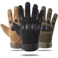 AliExpress NONE 1Pair Tactical Military Gloves, Color Bullet Air Gun Shooting, Soldier Combat Anti Slip Bicycle All Finger Gloves