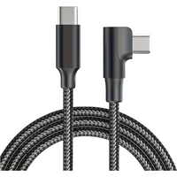 USB C to Type C 90 Degree Fast Charging Cable for iPhone 16 Plus 15 Pro Max 16e Samsung Xiaomi 14 Redmi POCO OPPO realme OnePlus